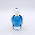 round cylindrical exquisite high quality transparent clear glass perfume bottles